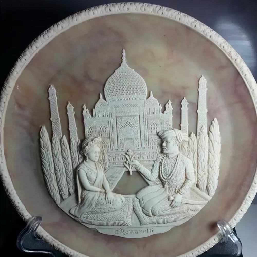 TAJ MAHAL LOVERS BY CARL ROMANELLI HAND CRAFTED